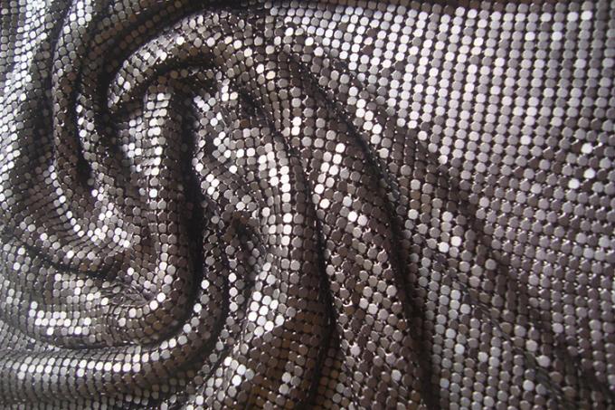 Ткань сетки сети металла алюминия золота Sequin одежды сумки металлическая для занавеса одежды