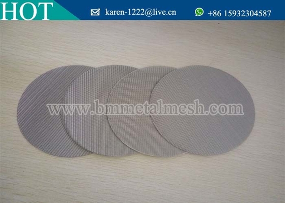 Stainless Steel Extruder Screens For Filters,Dutch Weave 12*64 Filter Discs