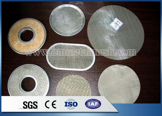 Rim or Framed Metal Mesh Optical Filter Screens For PP PE Plastic Recycle