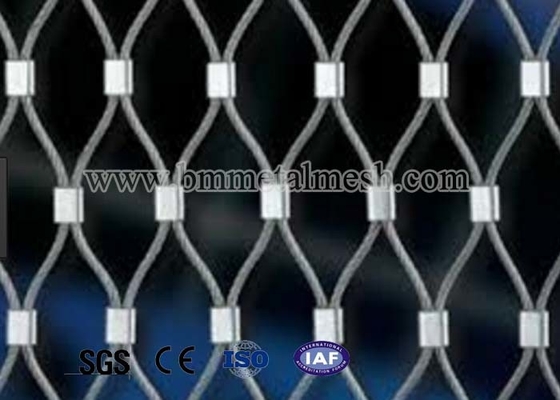 Flexible Stainless Steel Rope Mesh/Stainless Steel Wire Rope Mesh For Decoration