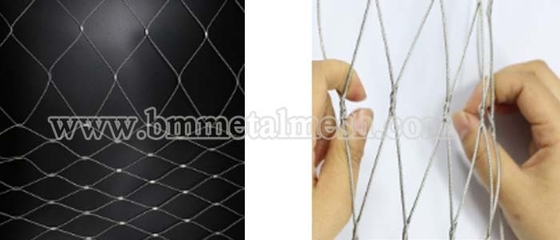 150x150 Stainless Steel Security Bag Wire SS Ferrule Rope Cable Mesh