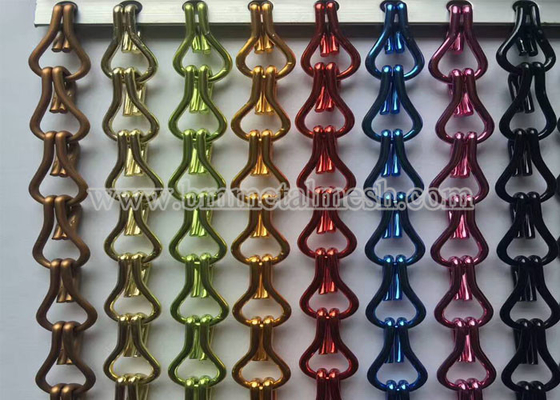 Decorative Double Hook Aluminum Chains/ Chain Fly Screen