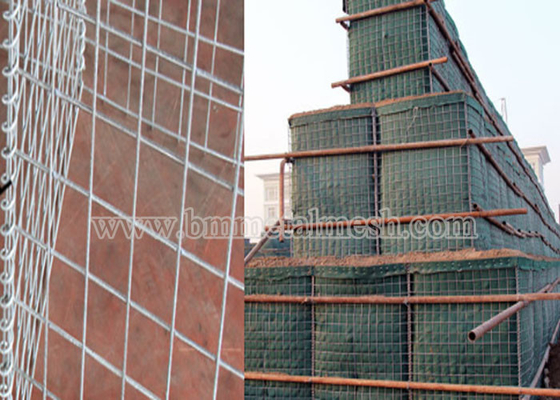 Hot Dipped Galvanized Gabion Mesh Cells