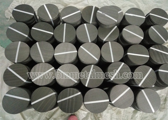 Rating Filter Mesh Screen / Screen Filter Disc For PP PE Recycle