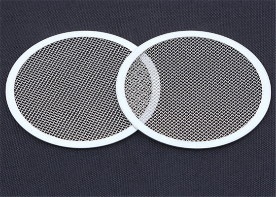 Multi Layer Rimmed Stainless Steel Woven Wire Screen Mesh Disc For Liquid Filter