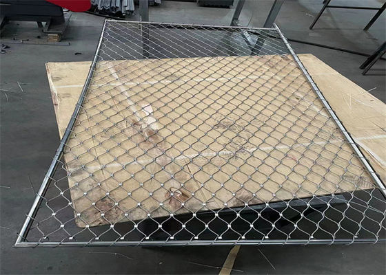 Сетка из нержавеющей стали проволока 4,0 мм AISI 304 316 Ромб X Tend кабельная сетка