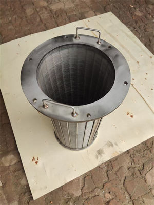 Производственный проволочный экран для танкового оборудования, фильтр с фланцевой резинкой Джонсона