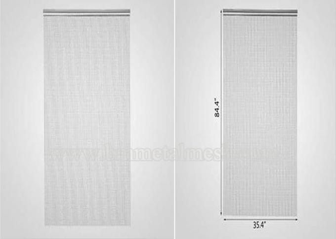 Занавесы цепи двери с защитной сеткой мухы изготовления алюминиевые анодированные